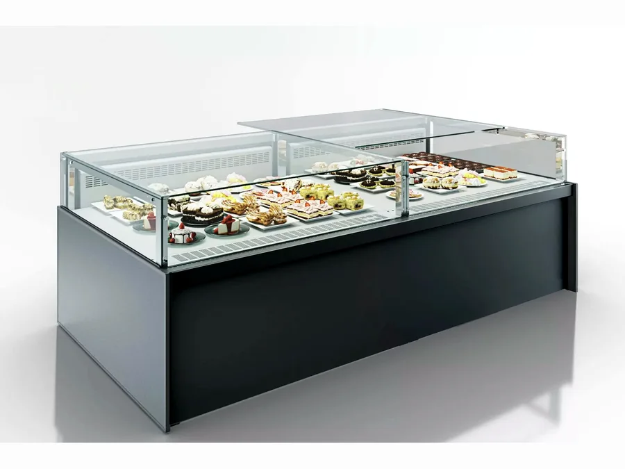 Vitrine à chocolats panoramique pour boutique Lorient